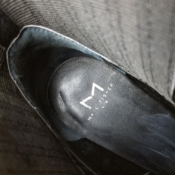 NEW MARC FISHER LTD Alva Leopard Calf Hair Bootie Ankle Boot Slip-on Pointed Toe - Picture 9 of 10